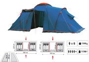 Палатка CASTLE 4 (SOL)